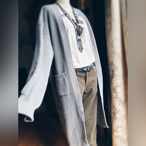 Cardigan Chunky Knit Sweater - Picture 4 of 8